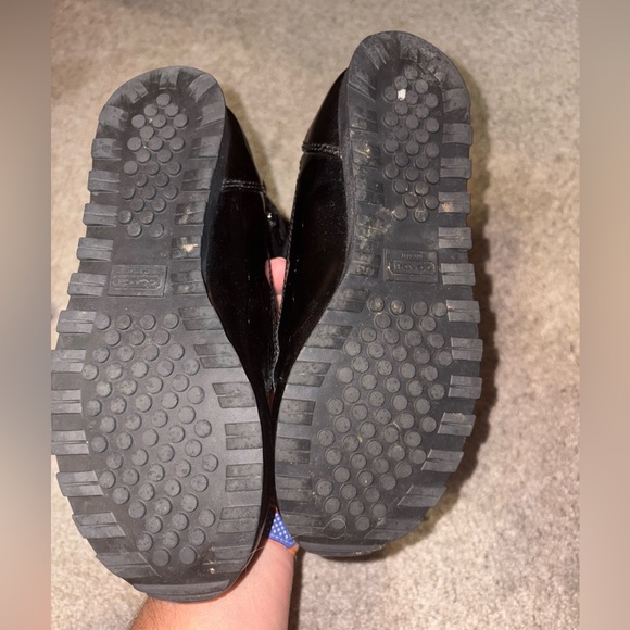 Coach brand all weather insulated boots. Worn only a few times. Solid black. - Picture 3 of 4